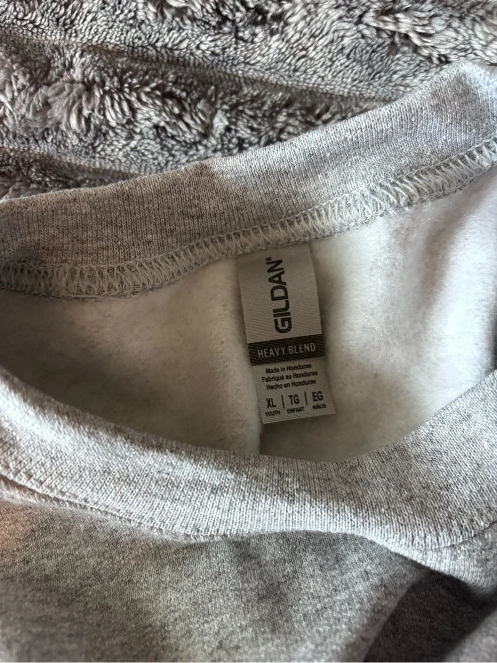 Gildan Heather Gray Men's Crewneck Sweatshirt Size XL